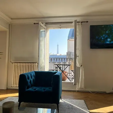 Luxueux Flat, Vue Tour Effiel Apartamento *